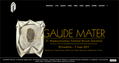 Desktop Screenshot of gaudemater.com