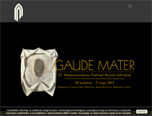 Tablet Screenshot of gaudemater.com